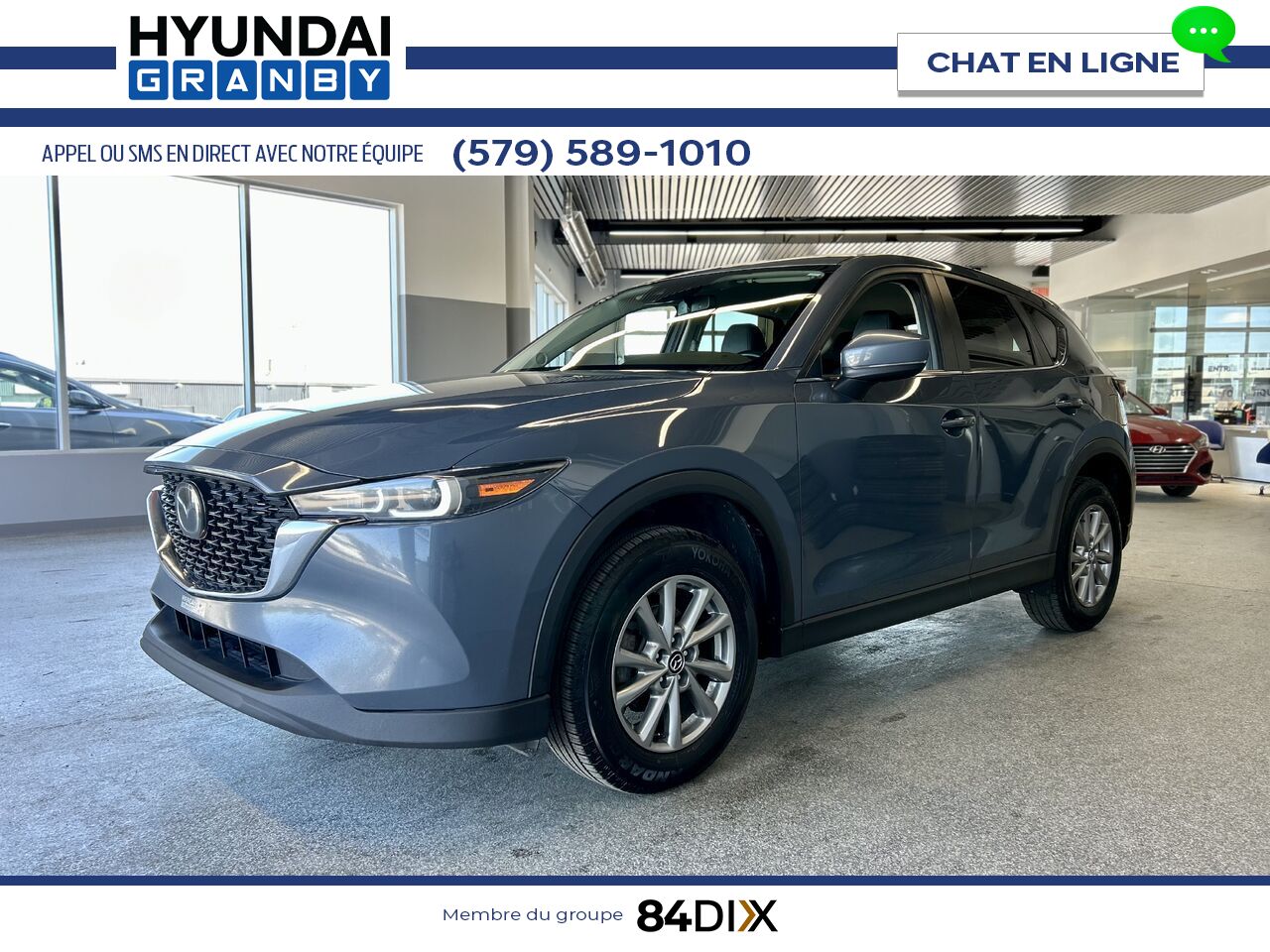 2023 Mazda CX-5 Blue Granby - photo #3