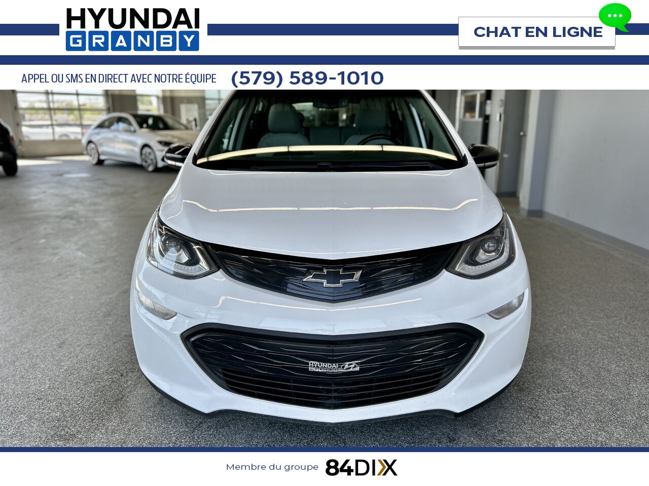 2020 Chevrolet Bolt EV White Granby - photo #2