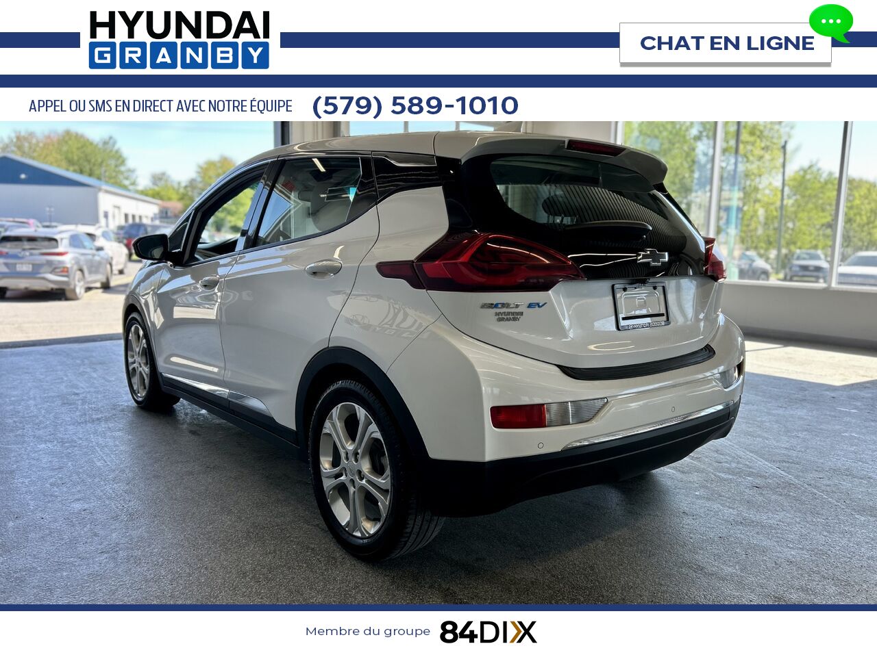 2020 Chevrolet Bolt EV White Granby - photo #4