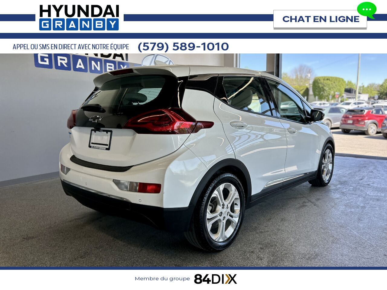 2020 Chevrolet Bolt EV White Granby - photo #6