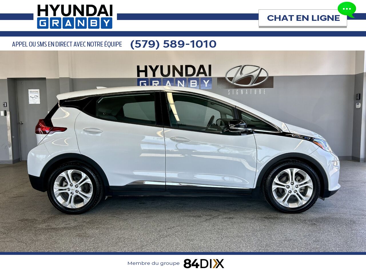 2020 Chevrolet Bolt EV White Granby - photo #7
