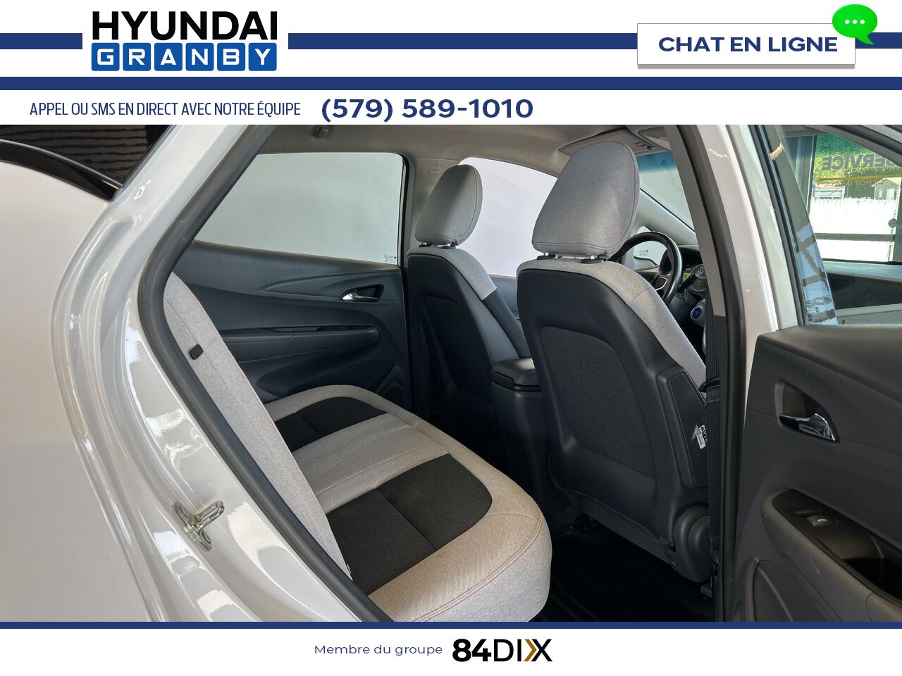 2020 Chevrolet Bolt EV White Granby - photo #19