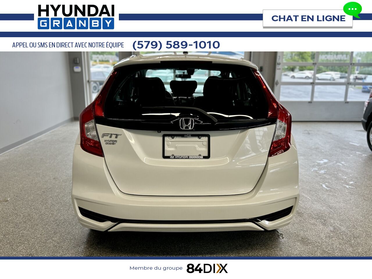 Honda Fit 2019 Blanc Granby - photo #5