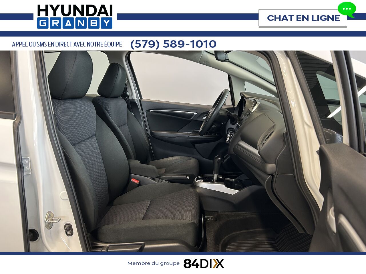 Honda Fit 2019 Blanc Granby - photo #15