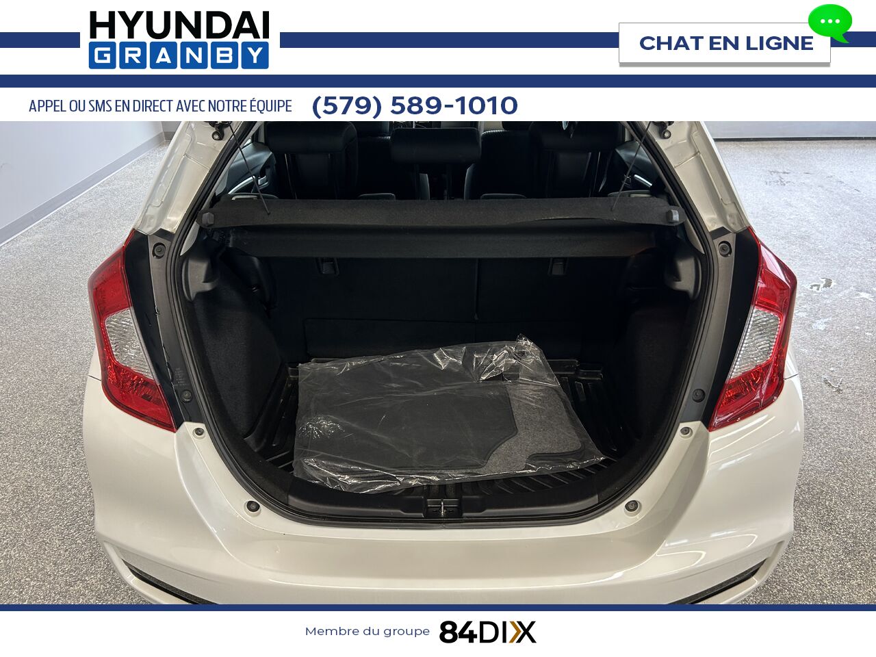Honda Fit 2019 Blanc Granby - photo #19