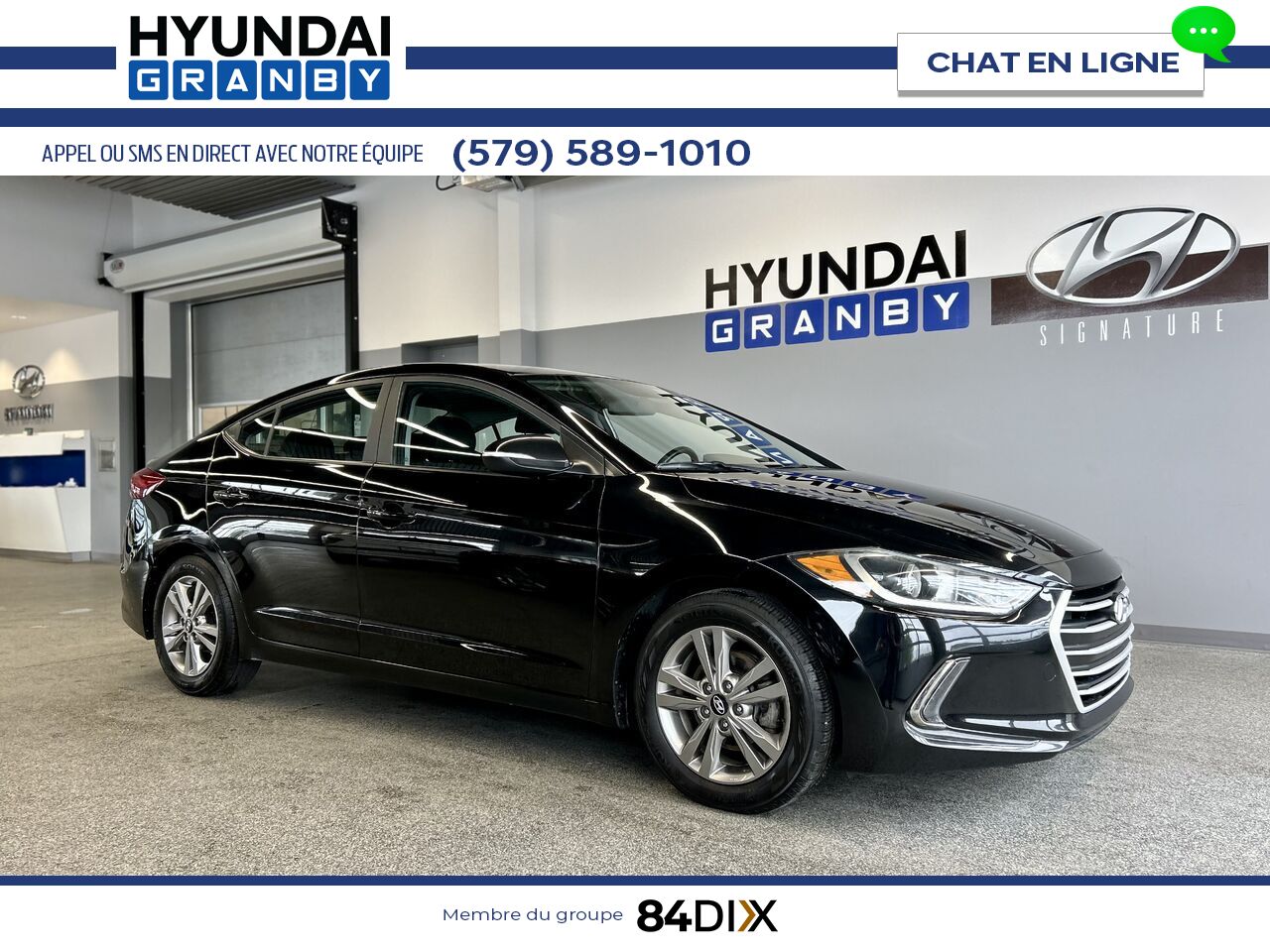 Hyundai Elantra 2018 Noir Granby - photo #0