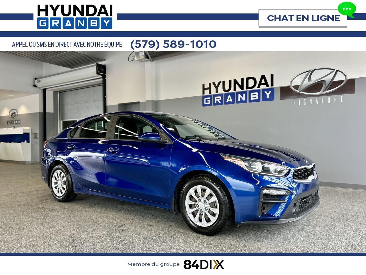 Kia Forte 2021 Bleu Granby - photo #0