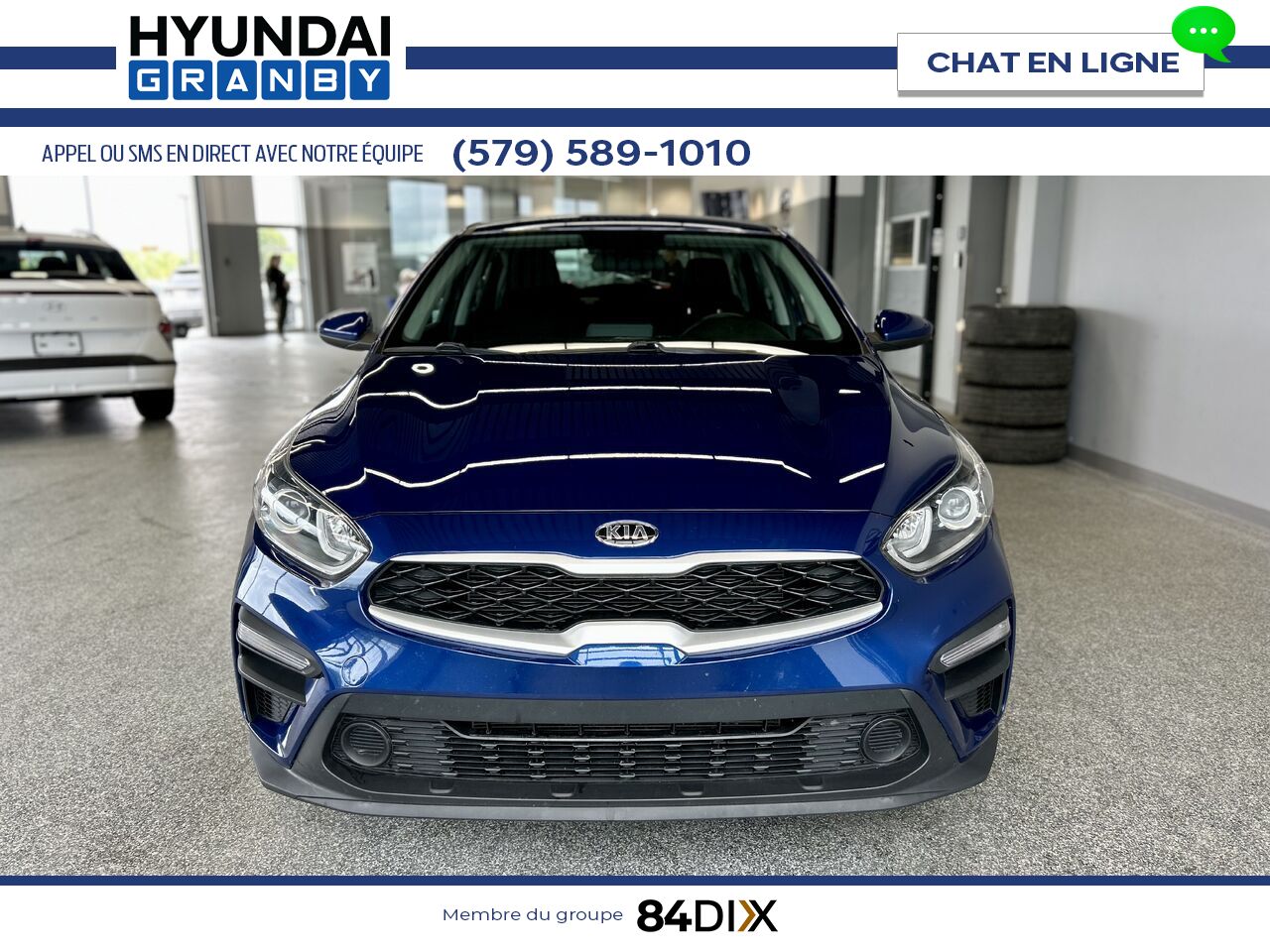 Kia Forte 2021 Bleu Granby - photo #2