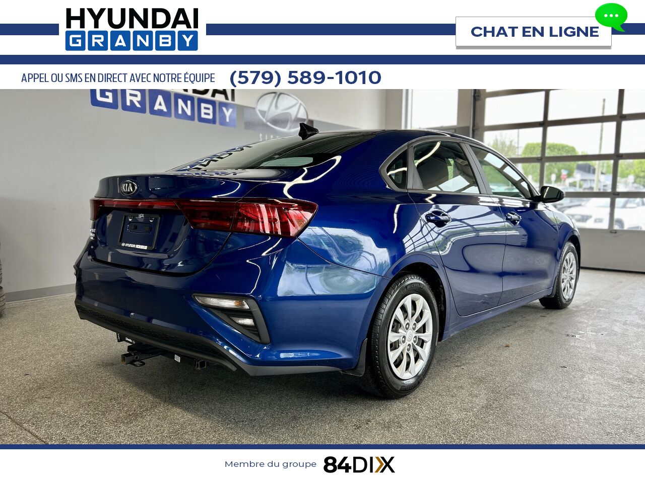Kia Forte 2021 Bleu Granby - photo #6