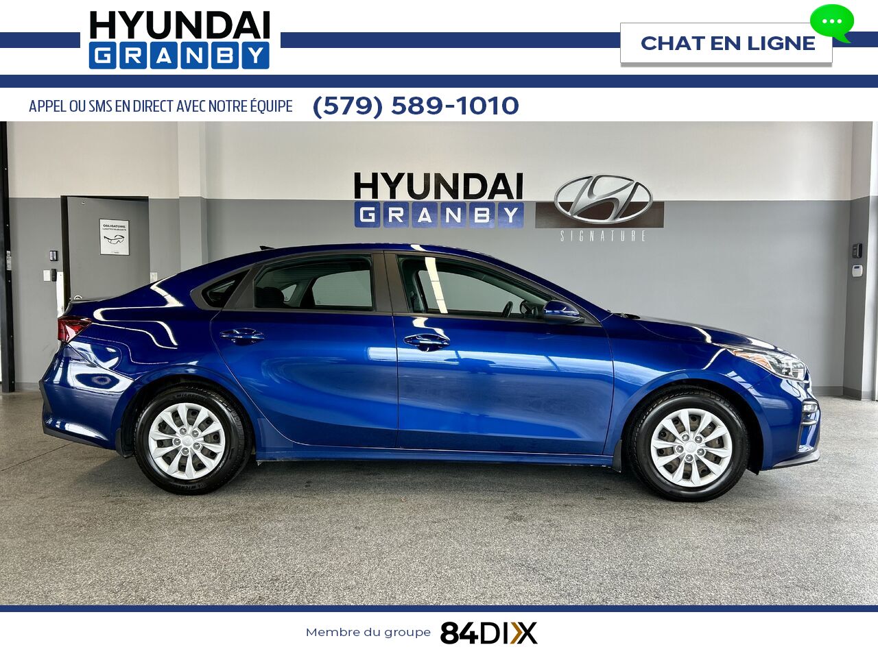 Kia Forte 2021 Bleu Granby - photo #7