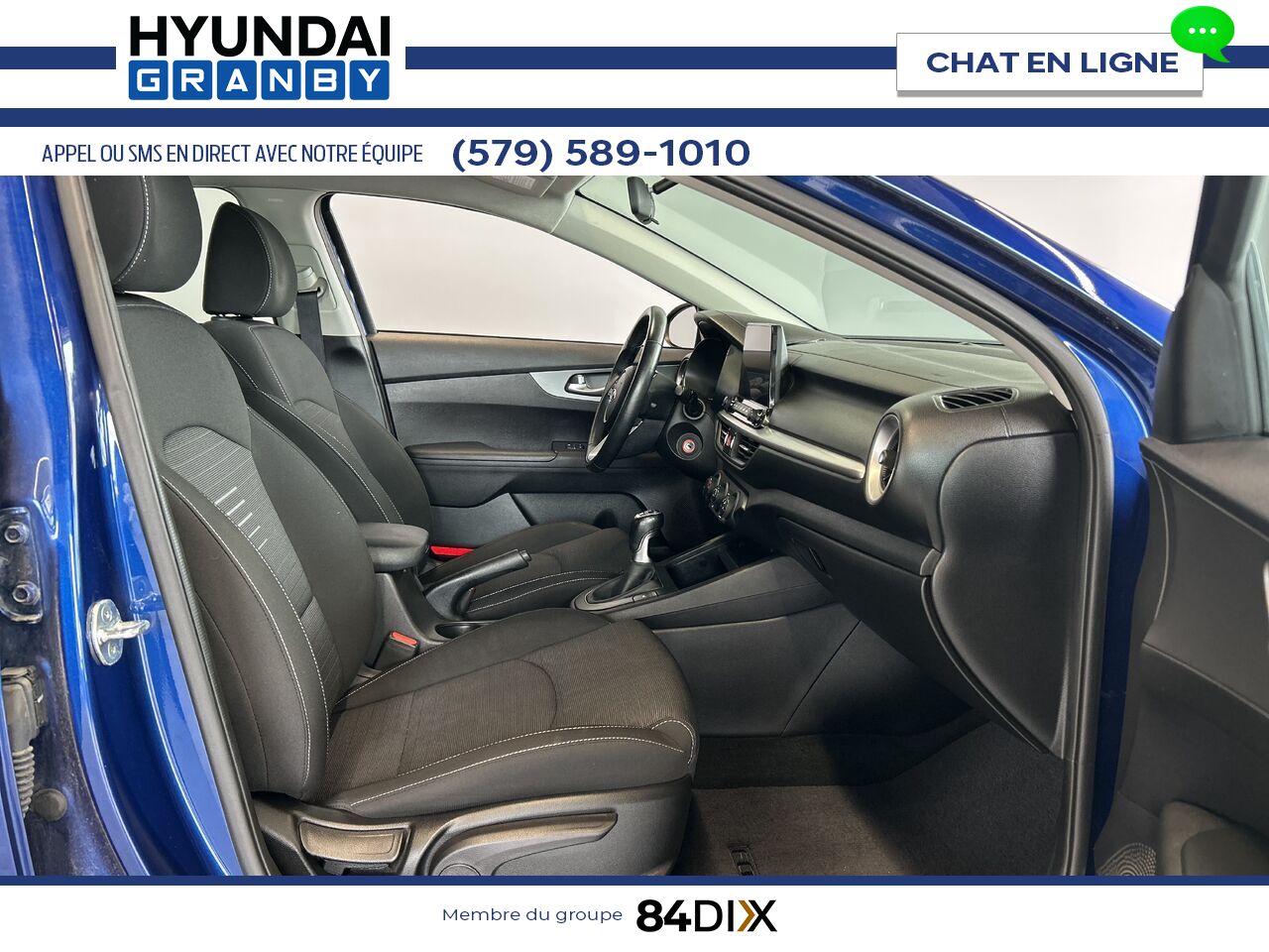 Kia Forte 2021 Bleu Granby - photo #18