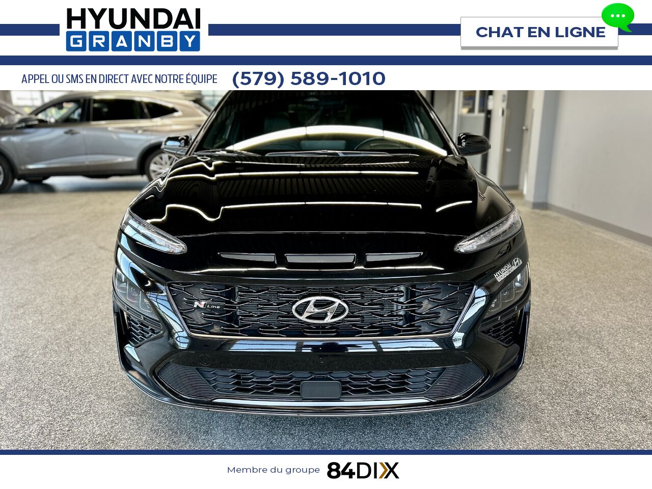 Hyundai Kona 2022 Noir Granby - photo #2