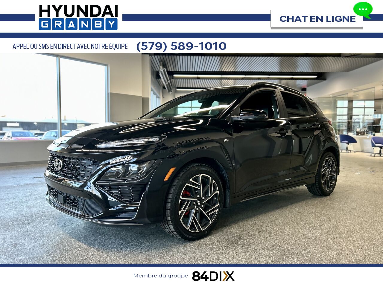 Hyundai Kona 2022 Noir Granby - photo #3