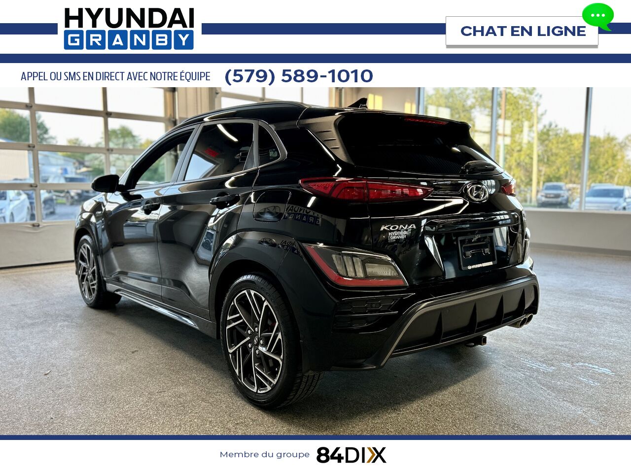 Hyundai Kona 2022 Noir Granby - photo #4