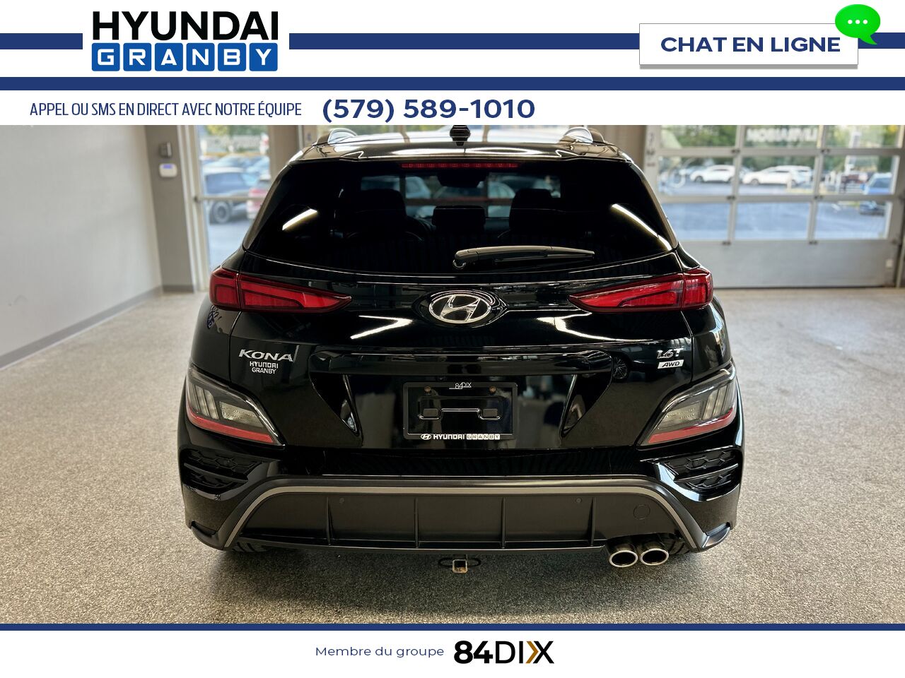 Hyundai Kona 2022 Noir Granby - photo #5