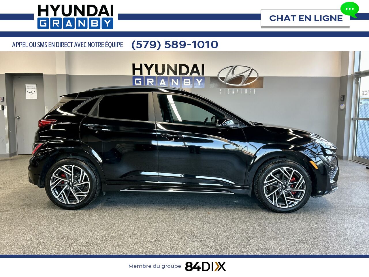 Hyundai Kona 2022 Noir Granby - photo #7
