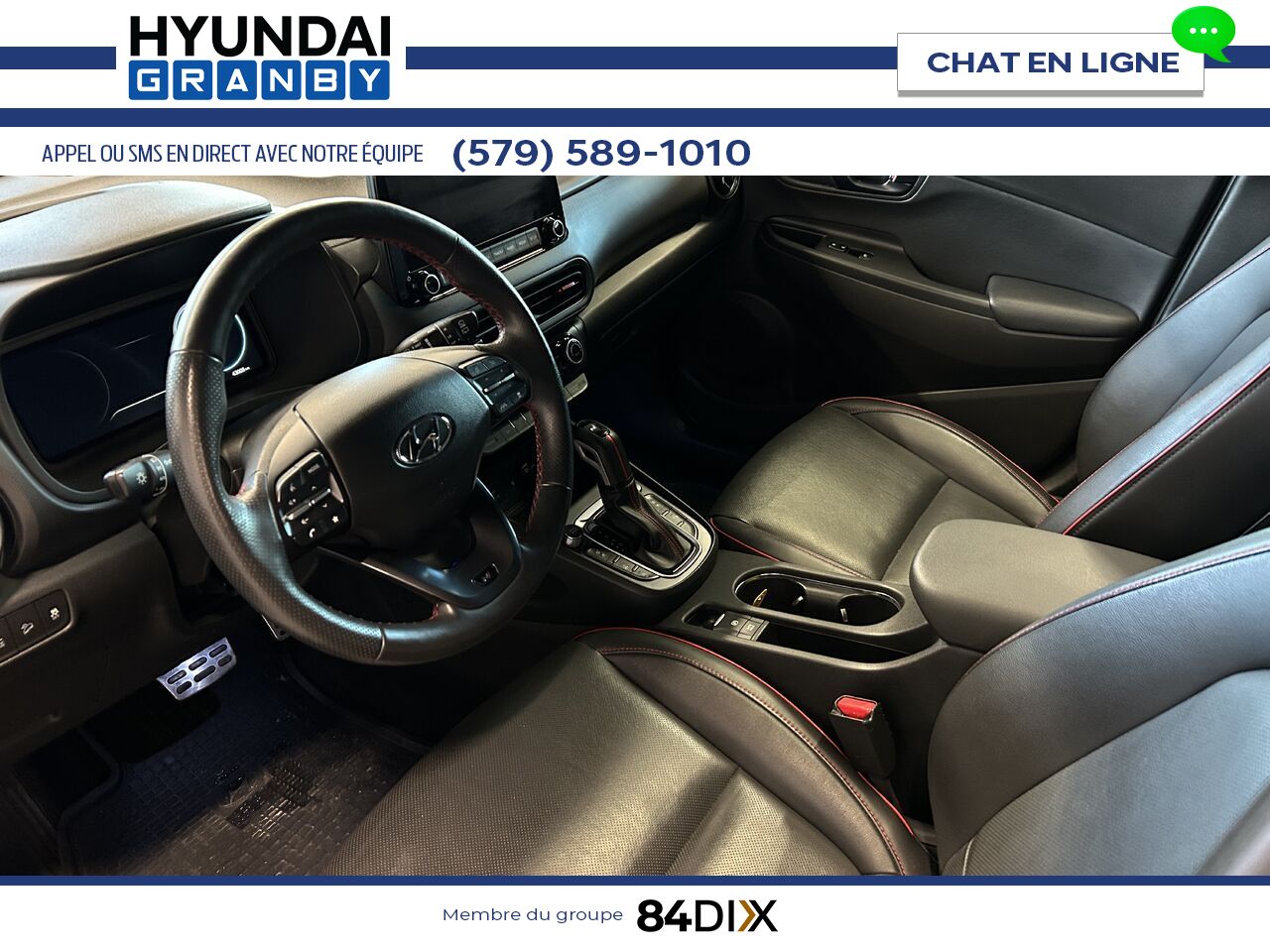 Hyundai Kona 2022 Noir Granby - photo #9