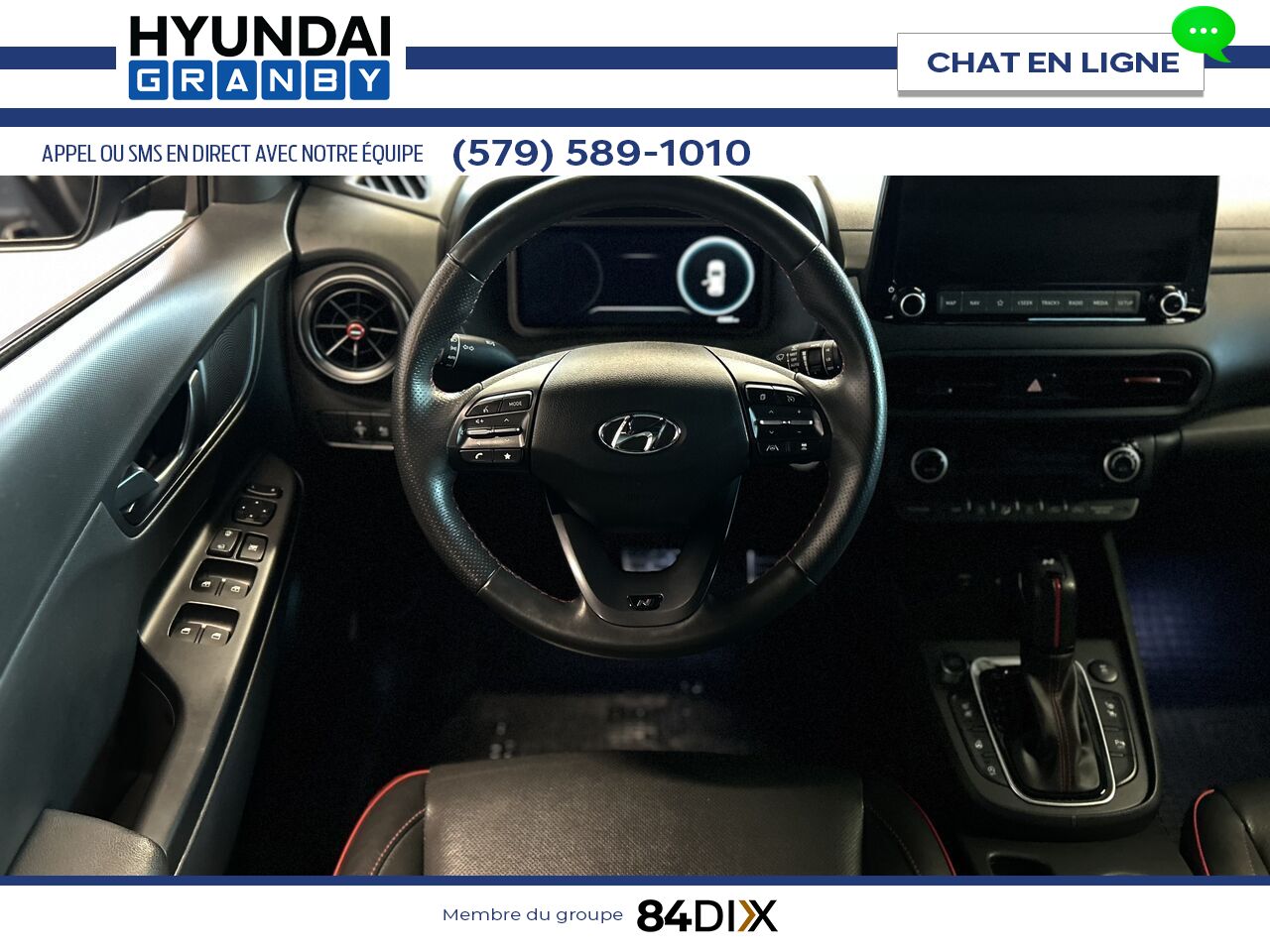 Hyundai Kona 2022 Noir Granby - photo #13