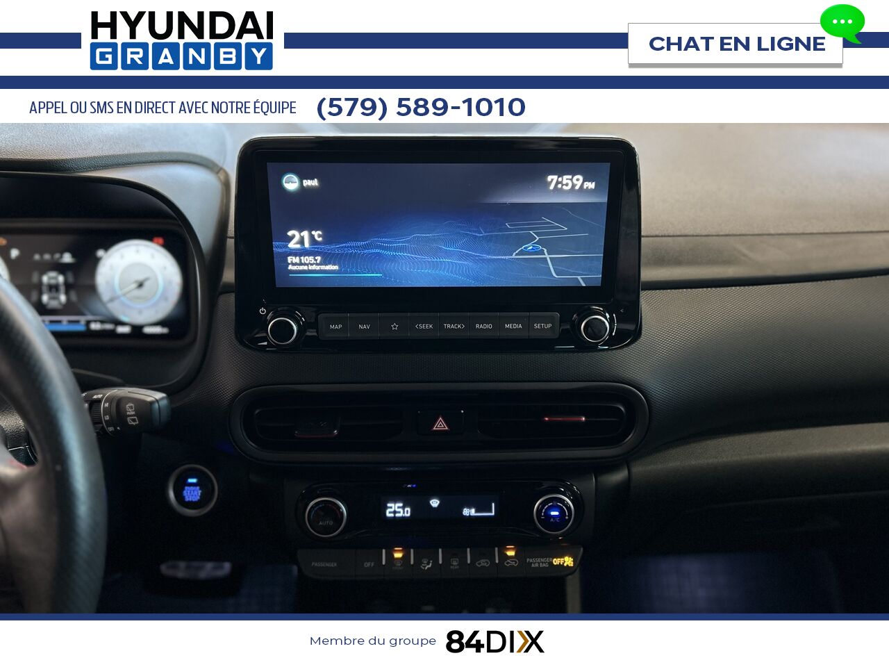 Hyundai Kona 2022 Noir Granby - photo #17