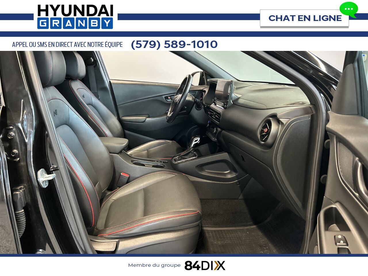 Hyundai Kona 2022 Noir Granby - photo #22
