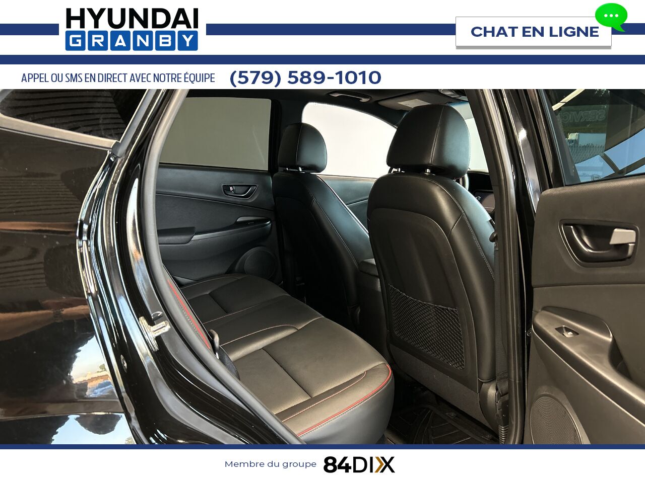 Hyundai Kona 2022 Noir Granby - photo #24