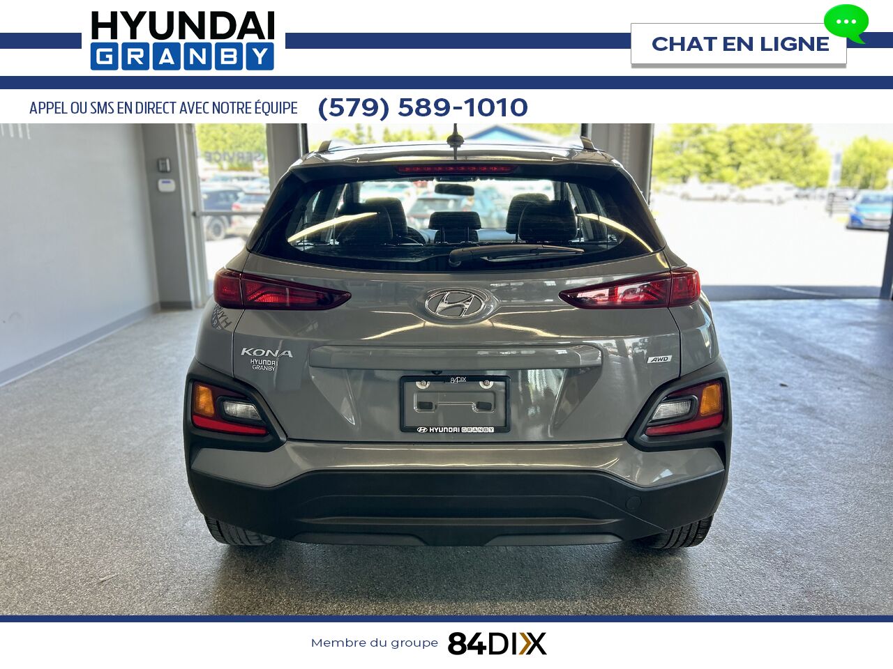 Hyundai Kona 2021 Gris Granby - photo #5
