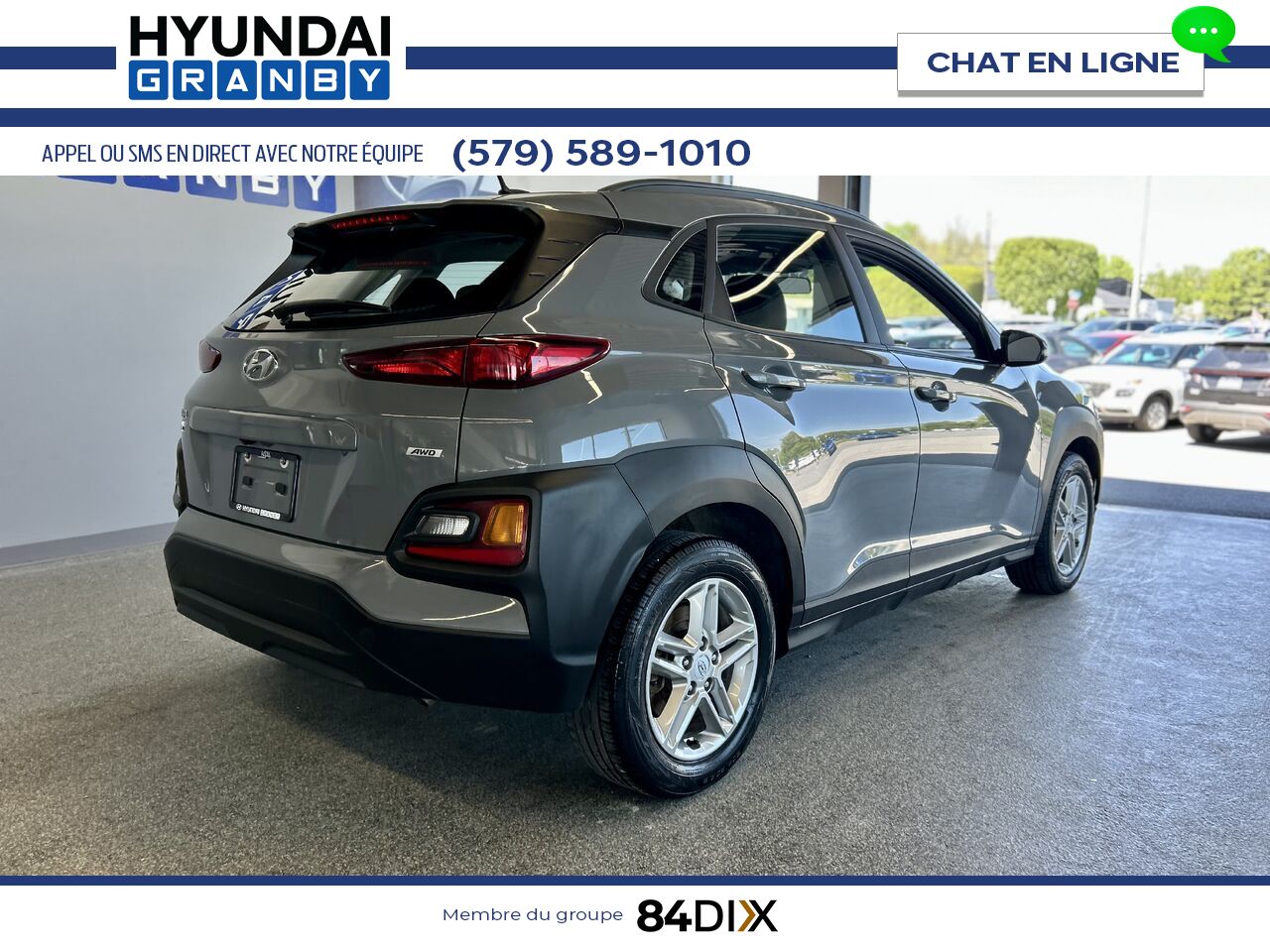 Hyundai Kona 2021 Gris Granby - photo #6