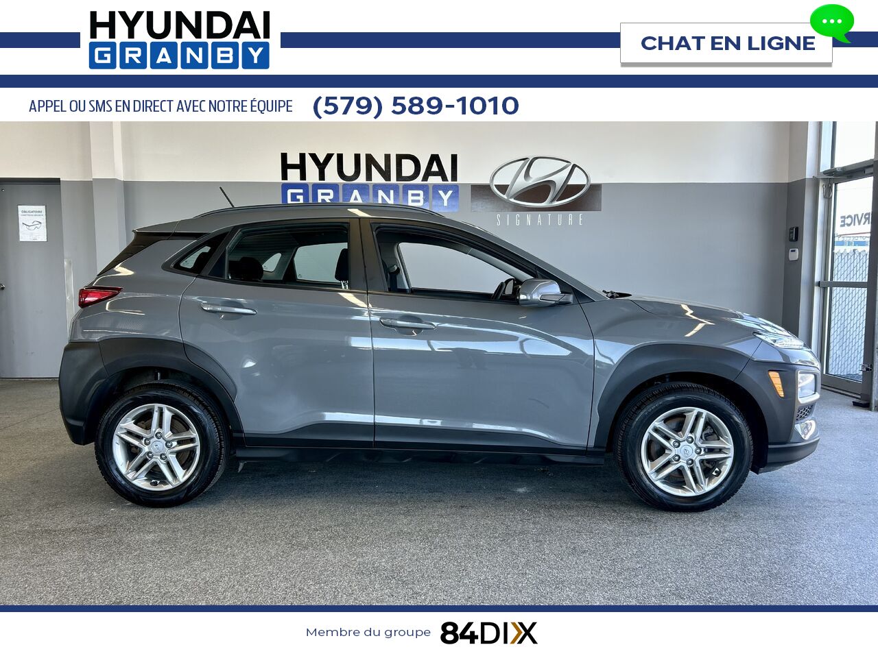 Hyundai Kona 2021 Gris Granby - photo #7