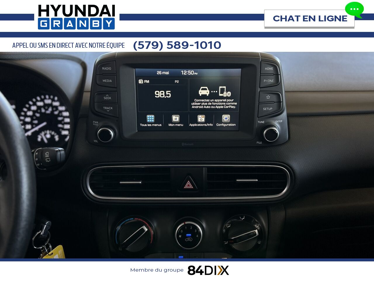 Hyundai Kona 2021 Gris Granby - photo #13