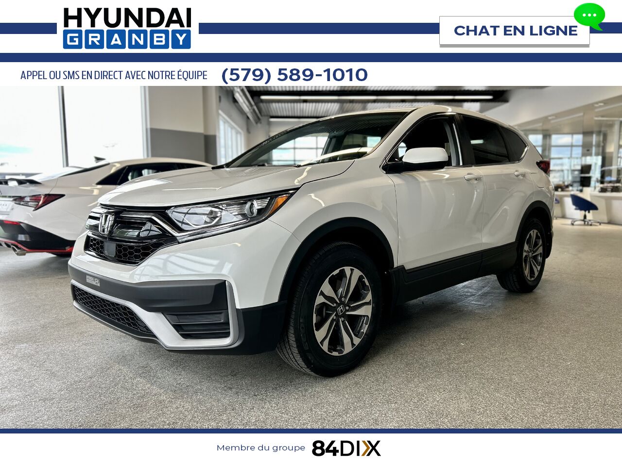 Honda CR-V 2021 Blanc Granby - photo #3