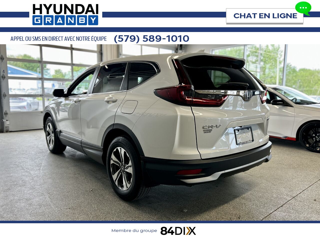 Honda CR-V 2021 Blanc Granby - photo #4