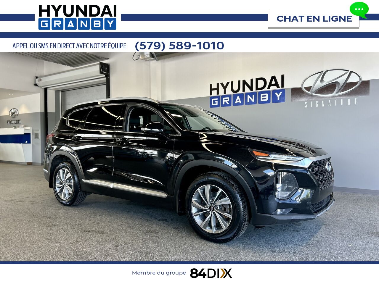 Hyundai Santa Fe 2020 Noir Granby - photo #0