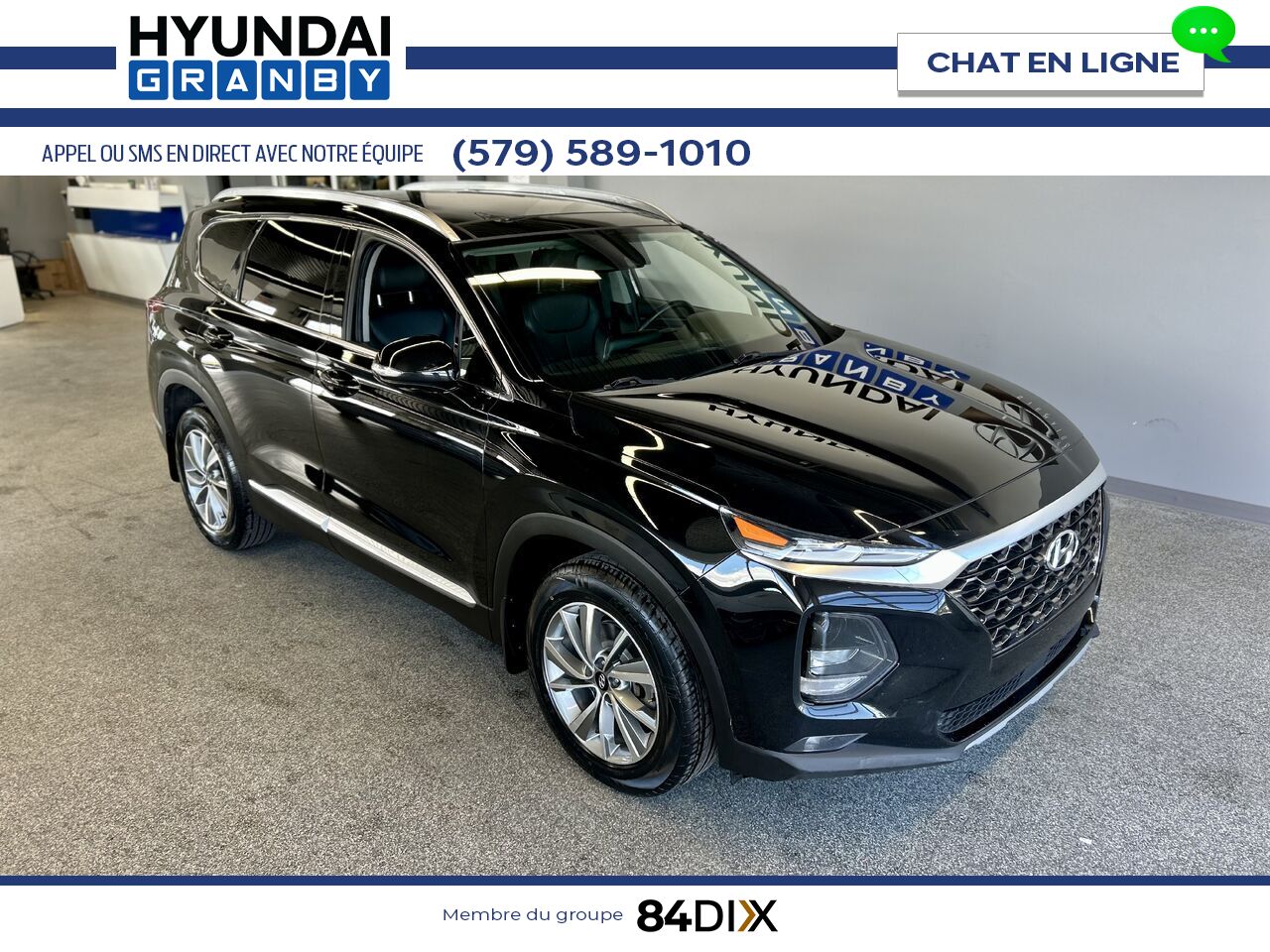 Hyundai Santa Fe 2020 Noir Granby - photo #1