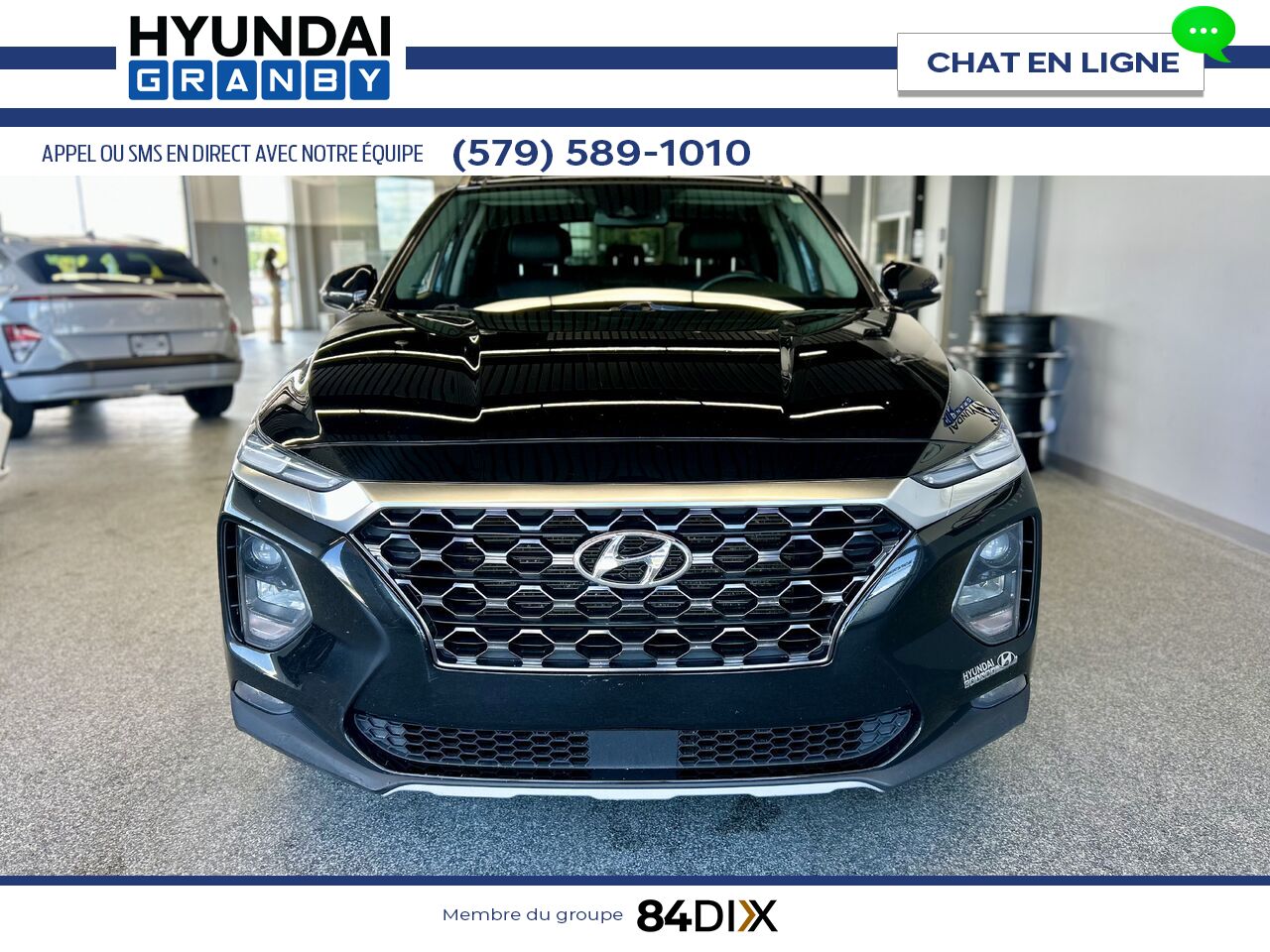 Hyundai Santa Fe 2020 Noir Granby - photo #2