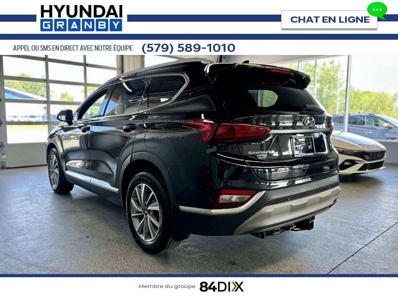 Hyundai Santa Fe 2020 Noir Granby - photo #3