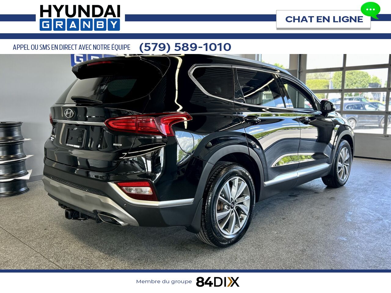 Hyundai Santa Fe 2020 Noir Granby - photo #5