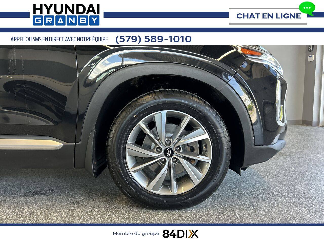 Hyundai Santa Fe 2020 Noir Granby - photo #6