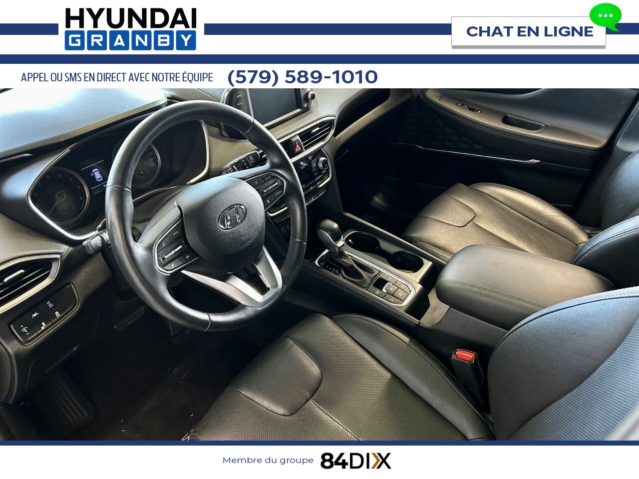Hyundai Santa Fe 2020 Noir Granby - photo #8