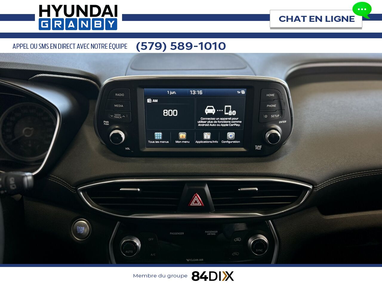 Hyundai Santa Fe 2020 Noir Granby - photo #15