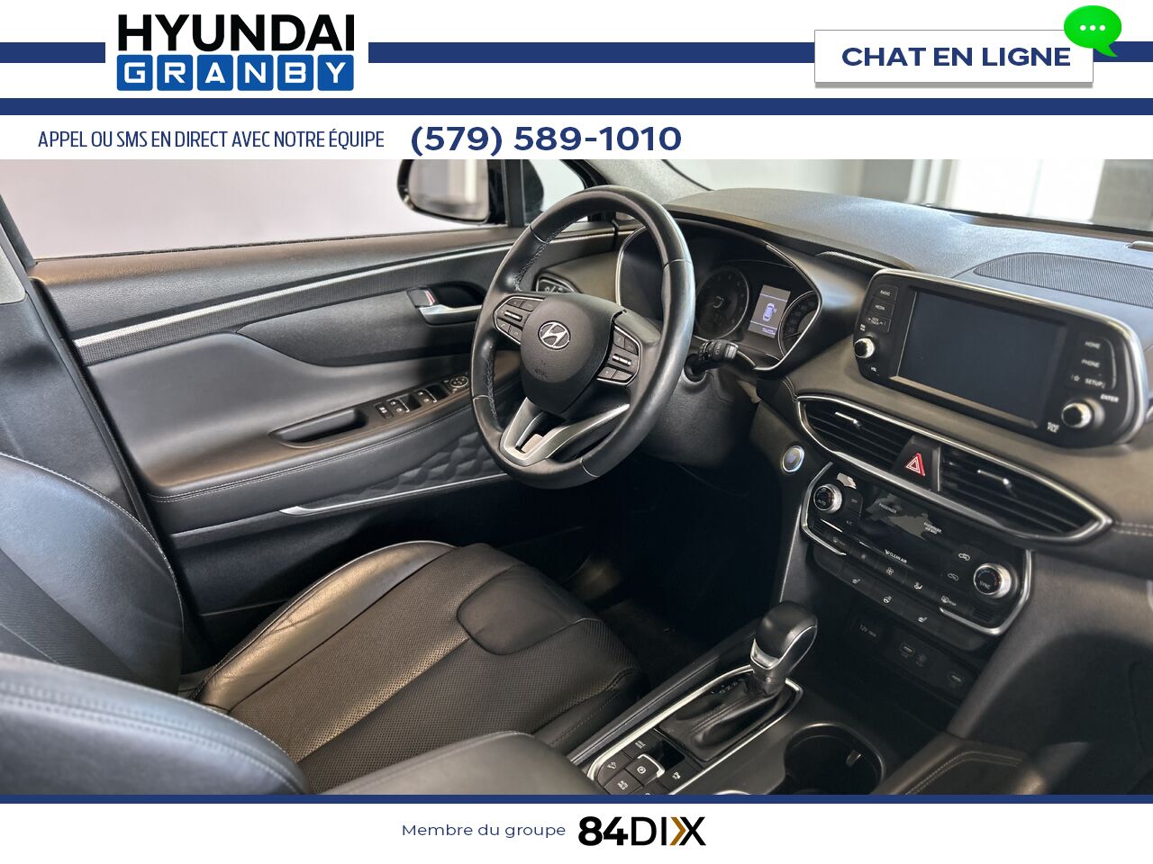 Hyundai Santa Fe 2020 Noir Granby - photo #19