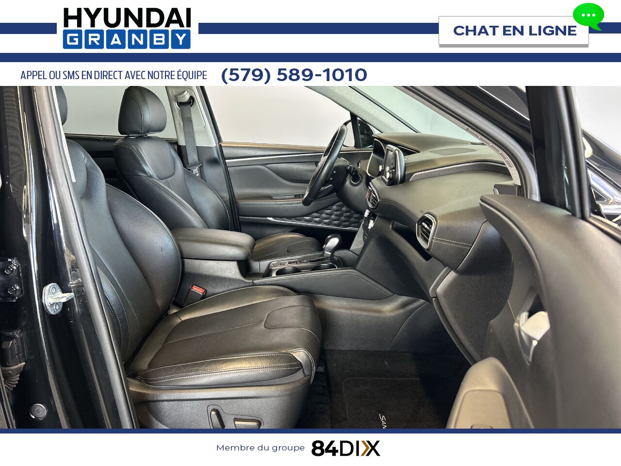 Hyundai Santa Fe 2020 Noir Granby - photo #20