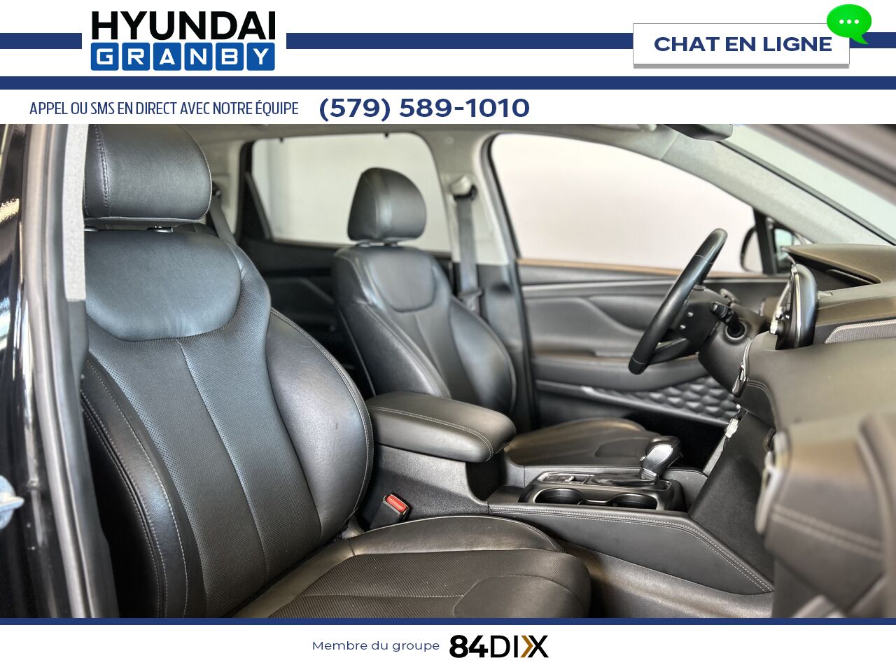Hyundai Santa Fe 2020 Noir Granby - photo #22