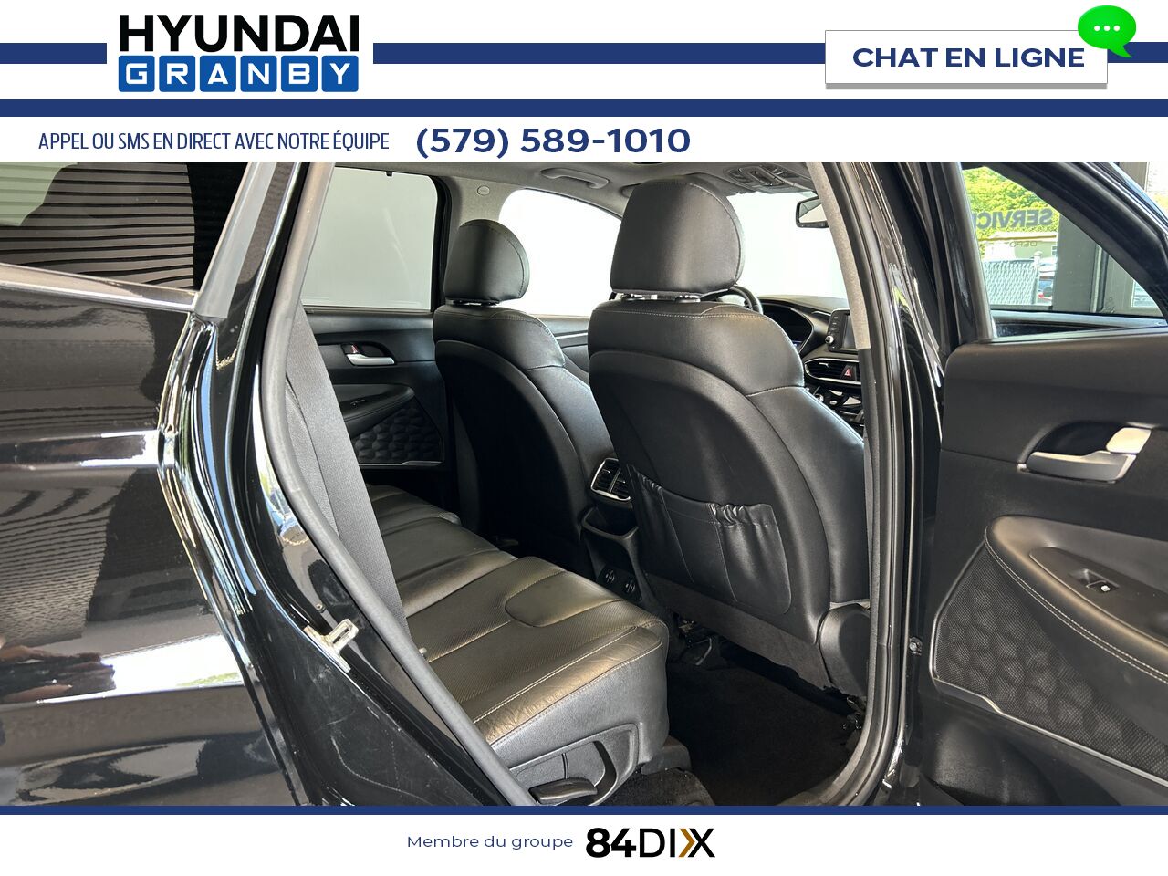 Hyundai Santa Fe 2020 Noir Granby - photo #23