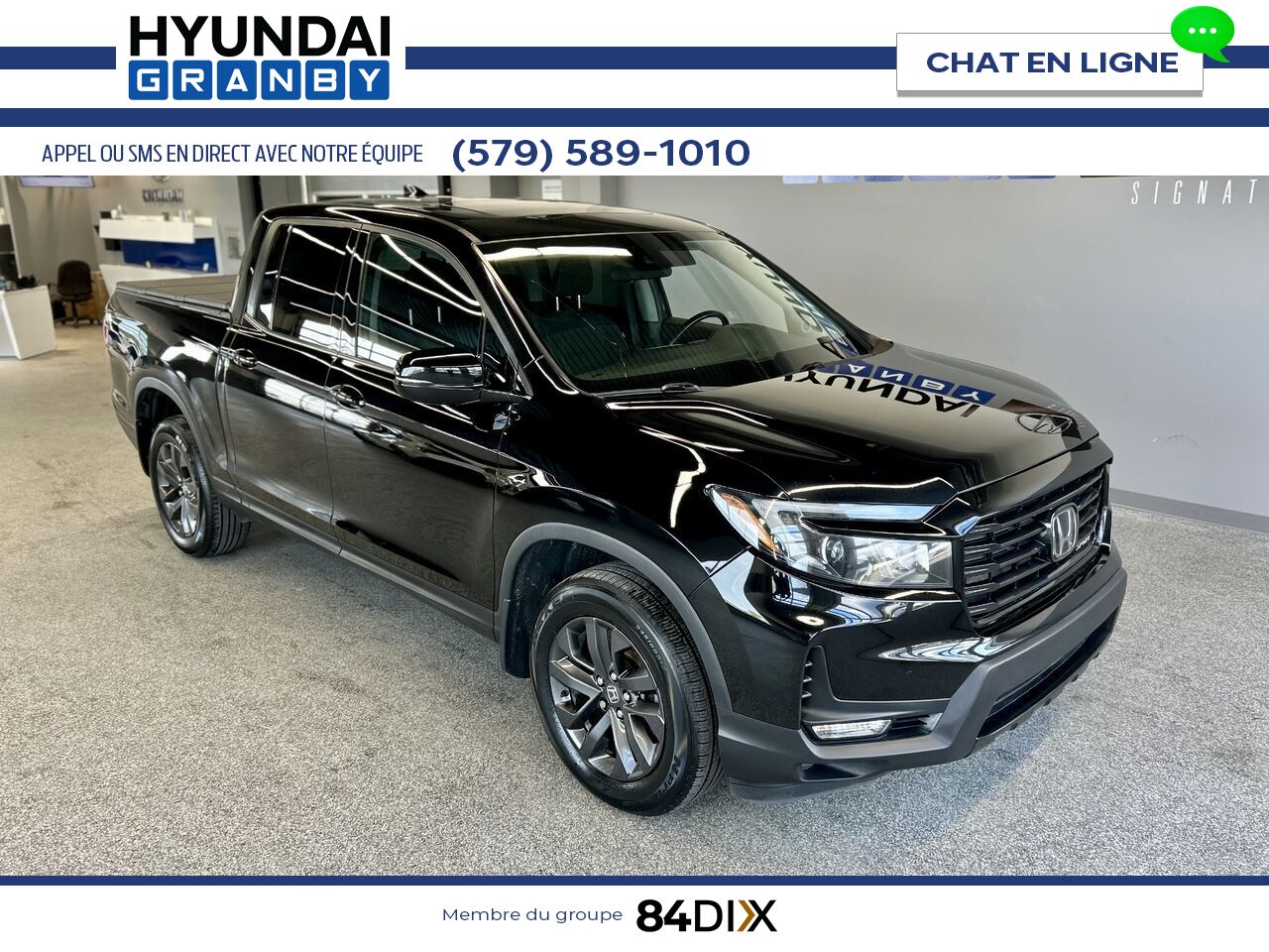 Honda Ridgeline 2022 Noir Granby - photo #1