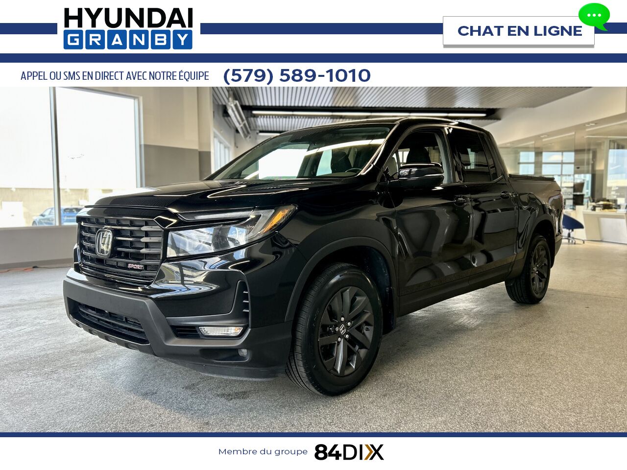 Honda Ridgeline 2022 Noir Granby - photo #3