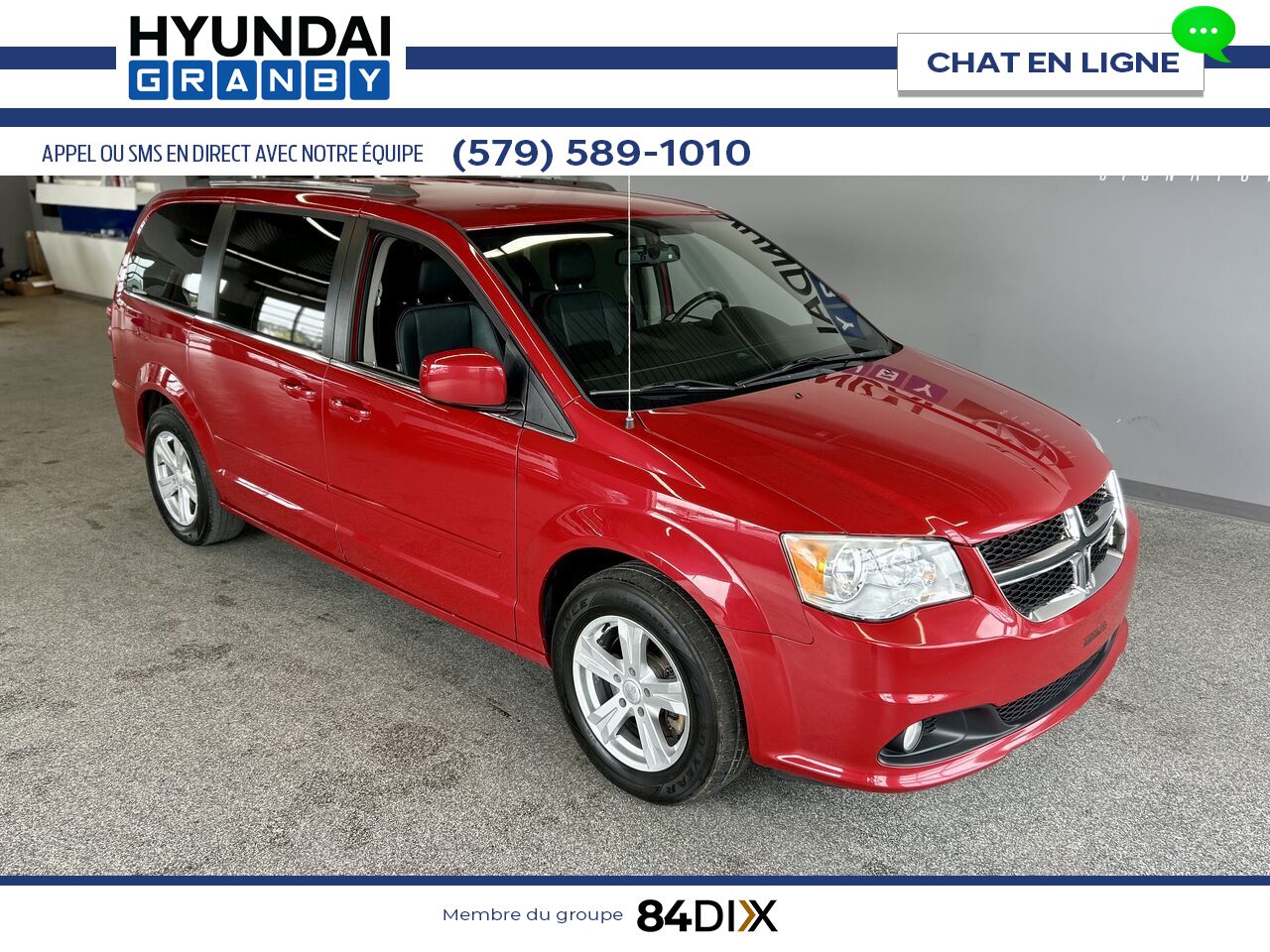 Dodge Grand Caravan 2016 Rouge Granby - photo #1