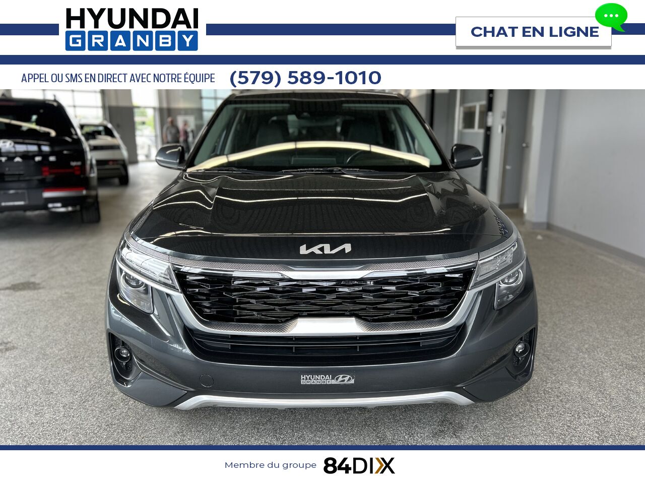 Kia Seltos 2023 Gris Granby - photo #2