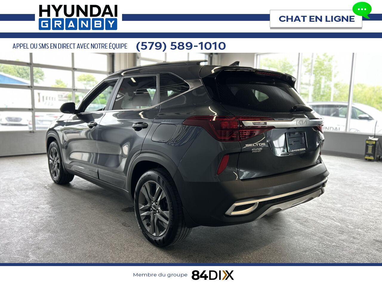 Kia Seltos 2023 Gris Granby - photo #4
