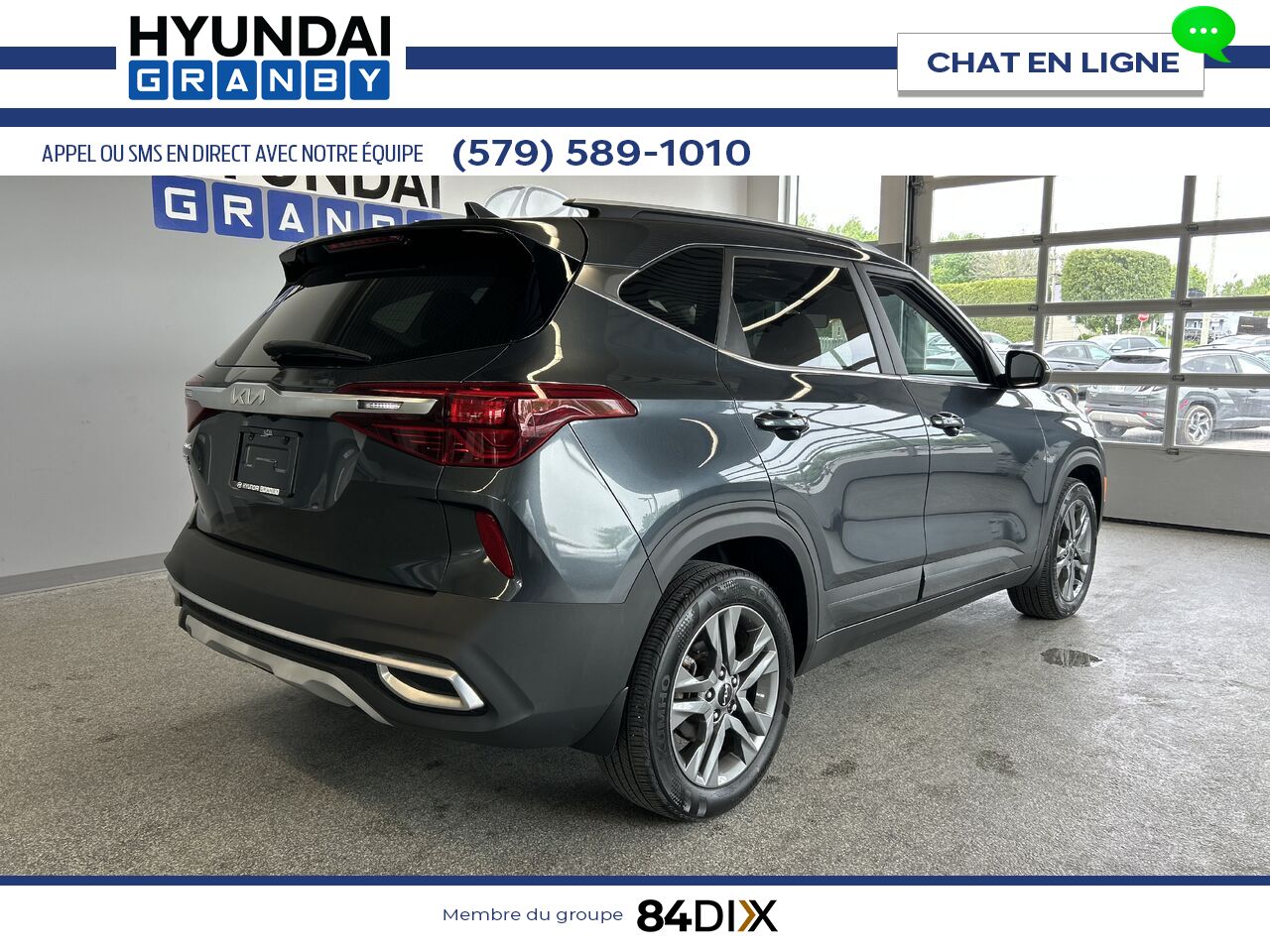 Kia Seltos 2023 Gris Granby - photo #6