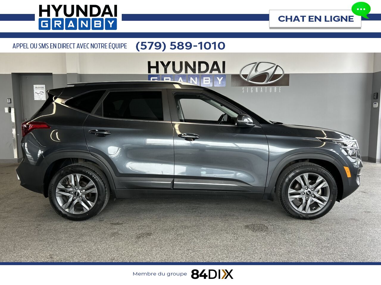 Kia Seltos 2023 Gris Granby - photo #7